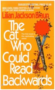 Front cover of The Cat Who Could Read Backwards by Lilian Jackson Braun