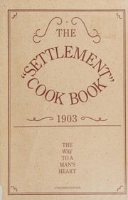 Cover of The Settlement Cookbook by Simon Kander