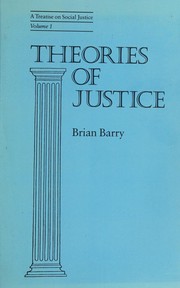 Front cover of Theories of justice by Brian M. Barry