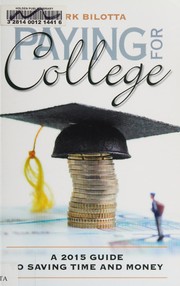 Cover of Paying for college by Mark Bilotta