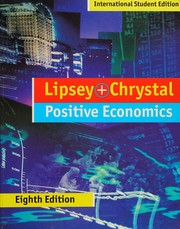 Front cover of An introduction to positive economics by Richard G. Lipsey