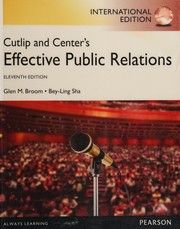 Front cover of Cutlip and Center's effective public relations by Glen M. Broom