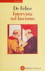 Front cover of Intervista sul fascismo by Renzo De Felice