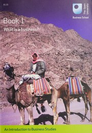 Front cover of What is a business? by Diane Preston