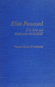 Front cover of Eliot Possessed by Vinnie-Marie D'Ambrosio