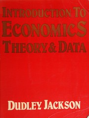 Front cover of Introduction to Economics by Dudley Jackson
