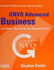 Front cover of GNVQ Advanced Business (GNVQ) by Stephen Danks