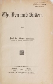 Front cover of Christen und Juden by Walter Pohlmann