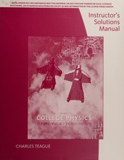 Cover of Instructor's solutions manual for Serway, Vuille, and Faughn's College physics by Charles D. Teague