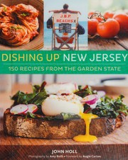 Front cover of Dishing up New Jersey by John Holl