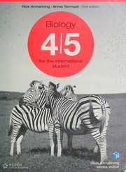 Front cover of MYP Biology 4/5 for the International Student by Rick Armstrong
