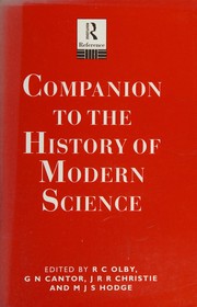 Cover of Companion to the history of modern science by Robert C. Olby