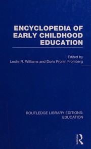 Front cover of Encyclopedia of Early Childhood Education by Doris Pronin Fromberg
