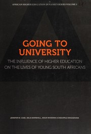 Front cover of Going to University by Jennifer M. Case