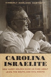 Front cover of Carolina Israelite by Kimberly Marlowe Hartnett