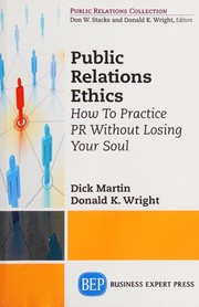 Cover of Public Relations Ethics by Dick Martin