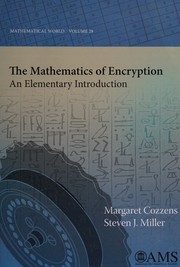 Front cover of The mathematics of encryption by Margaret B. Cozzens