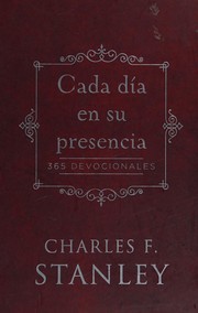 Cover of Cada Día en Su Presencia by Charles F. Stanley