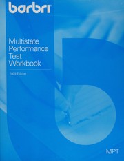 Cover of Multistate performance test workbook by Peter Jan Honigsberg