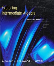 Cover of Exploring Intermediate Algebra by Richard N. Aufmann