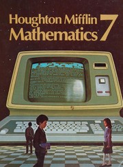 Front cover of Houghton Mifflin Mathematics by J. Lunne