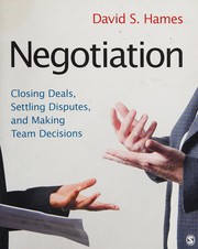 Cover of Negotiation by David Hames