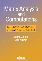 Cover of Matrix Analysis and Computations by Zhong-Zhi Bai