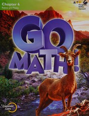 Cover of Go Math!: Student Edition Chapter 13 Grade 6 2015 by HOUGHTON MIFFLIN HARCOURT