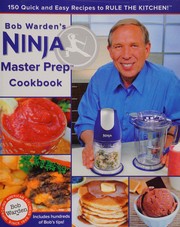 Cover of Bob Warden's Ninja master prep cookbook by Bob Warden