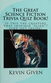 Front cover of The great science fiction trivia quiz book! by Kevin Given