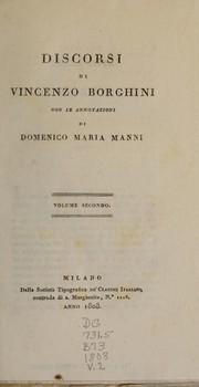 Cover of Discorsi by Vincenzo Borghini