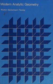 Cover of Modern analytic geometry by William Wooton