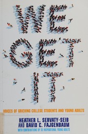 Cover of We Get It by Heather L. Servaty-Seib
