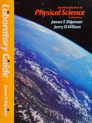 Front cover of Laboratory Guide for an Introduction to Physical Science by James T. Shipman