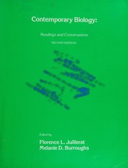 Front cover of Contemporary biology by Florence L. Juillerat