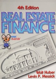 Front cover of Real estate finance by Walter Roy Huber