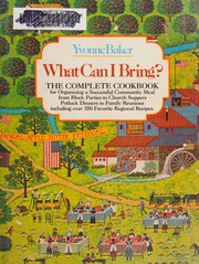 Front cover of What can I bring? by Yvonne G. Baker