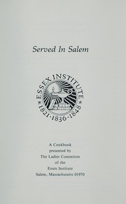 Cover of Served in Salem by Unknown