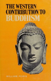 Cover of The Western contribution to Buddhism by William Peiris
