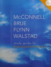 Front cover of Study guide for use with McConnell, Bruce, and Flynn Macroeconomics 19th edition by William B. Walstad