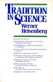 Front cover of Tradition in der Wissenschaft by Werner Heisenberg