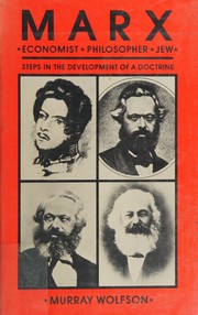 Front cover of Marx, economist, philosopher, Jew by Murray Wolfson