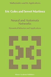 Front cover of Neural and automata networks by Eric Goles