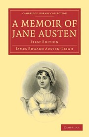 Cover of Memoir of Jane Austen, by her nephew by James Edward Austen-Leigh