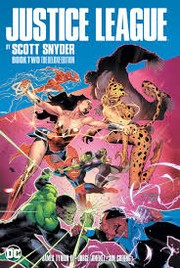 Front cover of Justice League by Scott Snyder Book Two Deluxe Edition by Scott Snyder