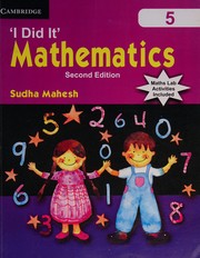 Front cover of 'I did it' mathematics 5 by Sudha Mahesh