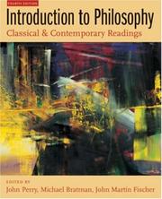 Front cover of Introduction to philosophy by Perry, John