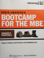 Cover of Emanuel's essentials by Steven Emanuel