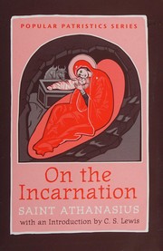 Front cover of On the Incarnation by Athanasius Saint, Patriarch of Alexandria