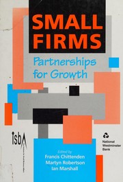 Front cover of Small firms by Francis Chittenden